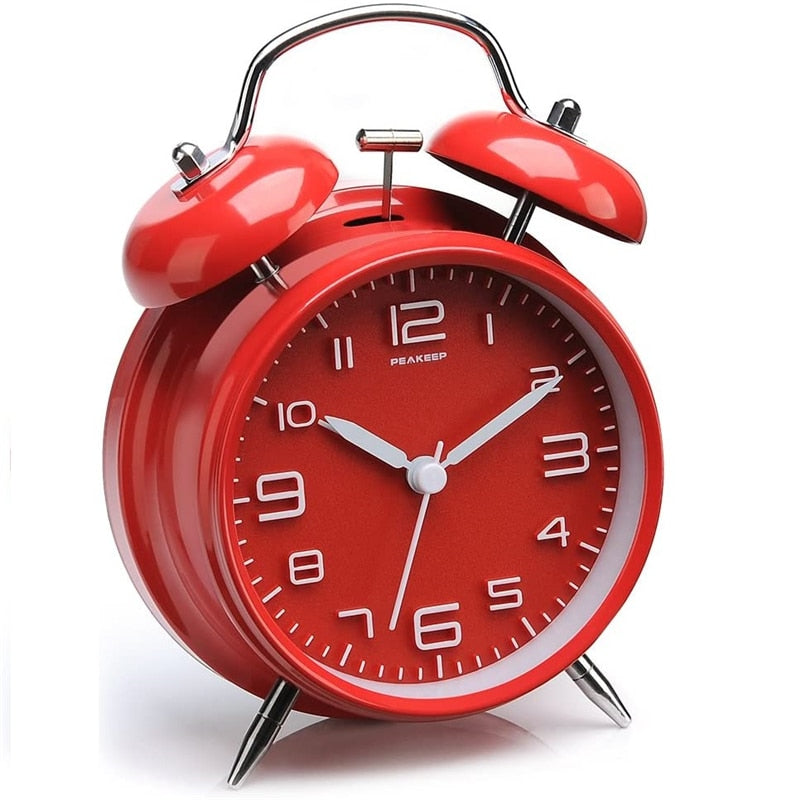 Twin Bell Loud Alarm Clock - Orchid Unique