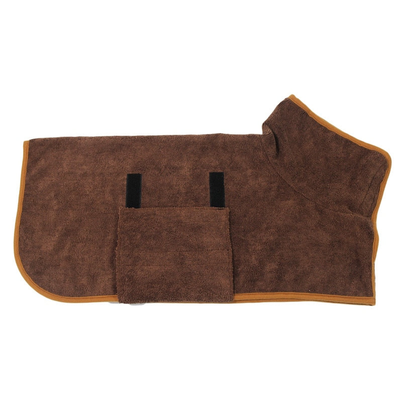 Pet Towel Bathrobe - Orchid Unique