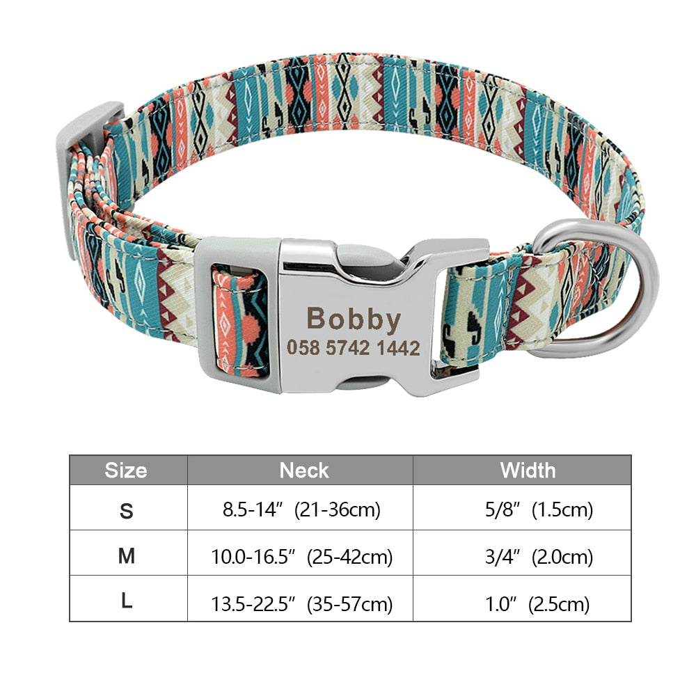 Personalized Dog Accessories Collar - Orchid Unique