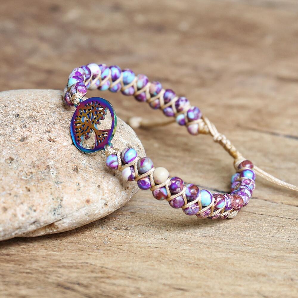Boho Wrap Bracelet - Orchid Unique
