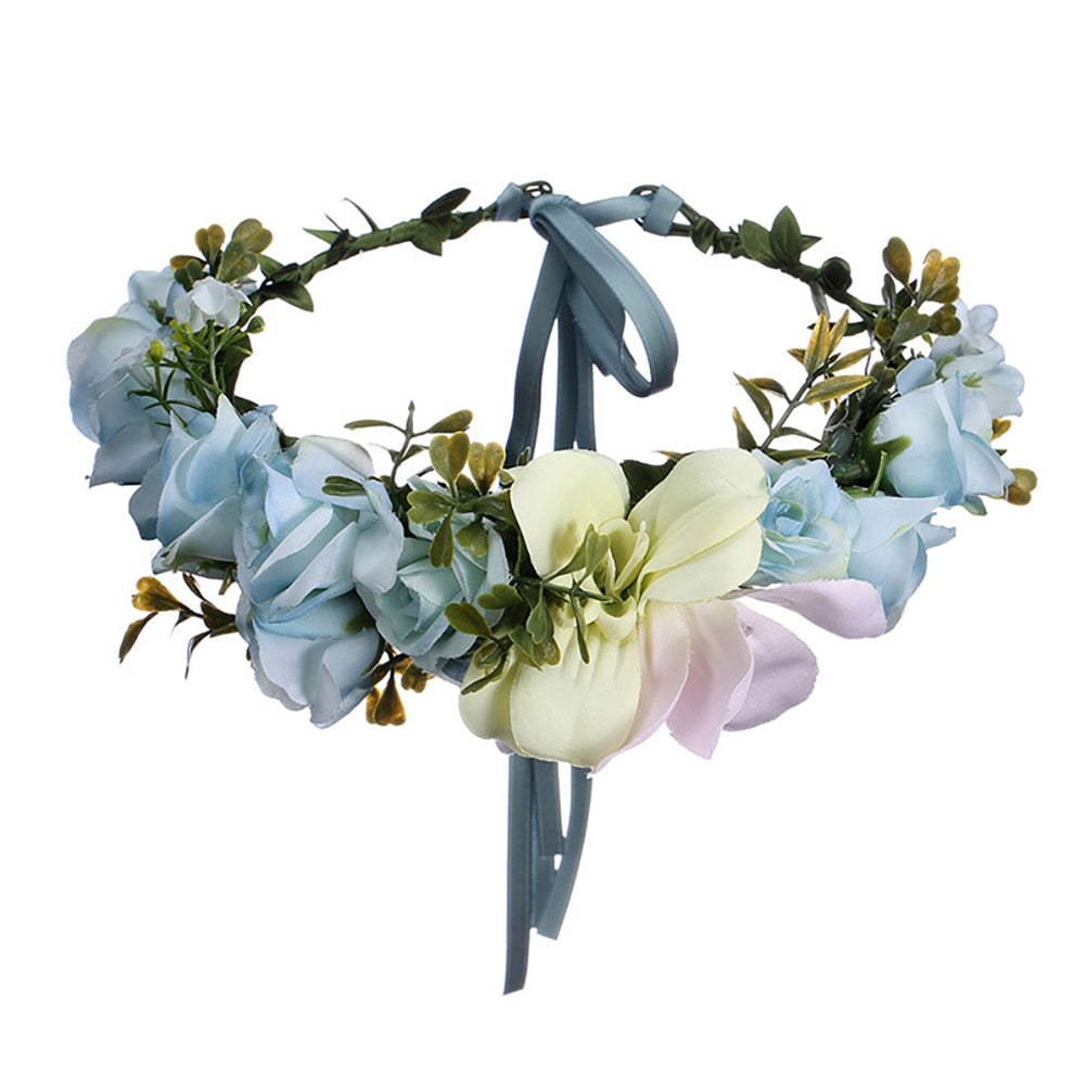 Molans Spring Bohemian Flower Crowns - Orchid Unique