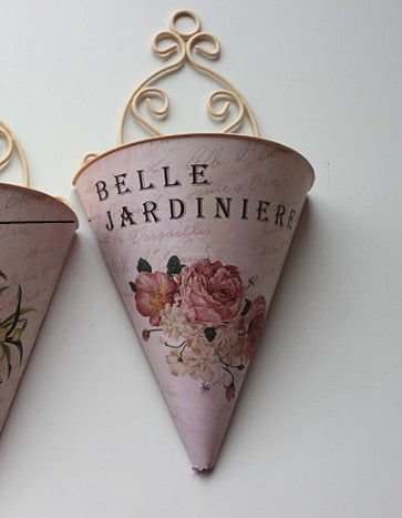 Plastic Wall Hanging Flower Vase-Basket Pot - Orchid Unique