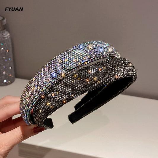 Shiny Full Rhinestone Headbands - Orchid Unique  SPECIFICATIONS Metals Type: Zinc alloy Material: CRYSTAL Material: Metal,Rhinestone Item Type: Headband Item Type: Hairwear silver-black Shiny Full Rhinestone Headbands SPECIFICATIONS Metals Type: Zinc alloy Material: CRYSTAL Material: Metal,Rhinestone Item Type: Headband Item Type: Hairwear (Store description)  2 1 94987683  (Store description) 200001033:361180#silver-200001033:200003761#black silver-black Orchid  Hair Jewelry