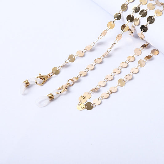 Acrylic Pearl Crystal Eyeglasses Chains - Orchid Unique