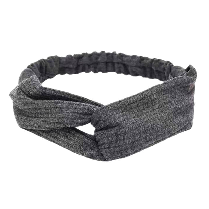 Vintage Cross Knot Elastic Hairbands - Orchid Unique