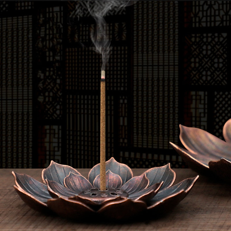 luxury  incense stick holder - Orchid Unique