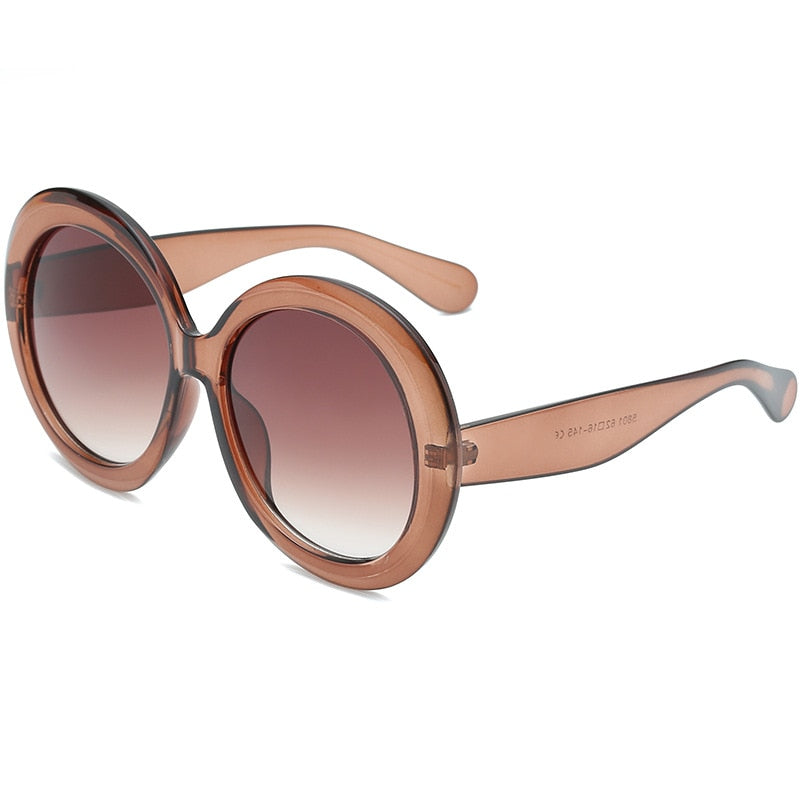 Round Oversized Sunglasses - Orchid Unique