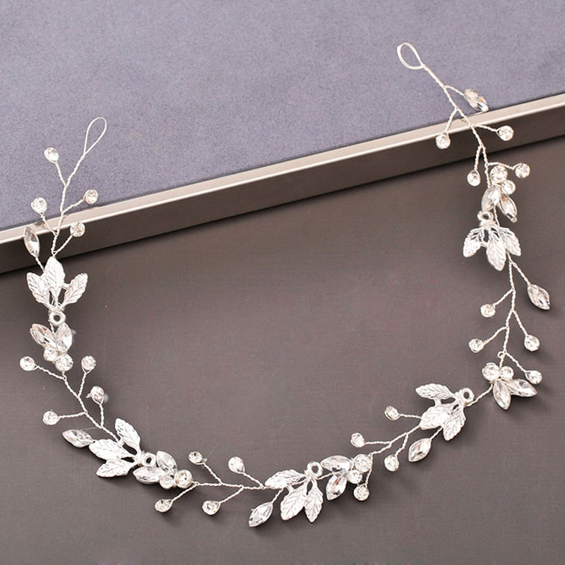 Pearl Rhinestone  Headband - Orchid Unique