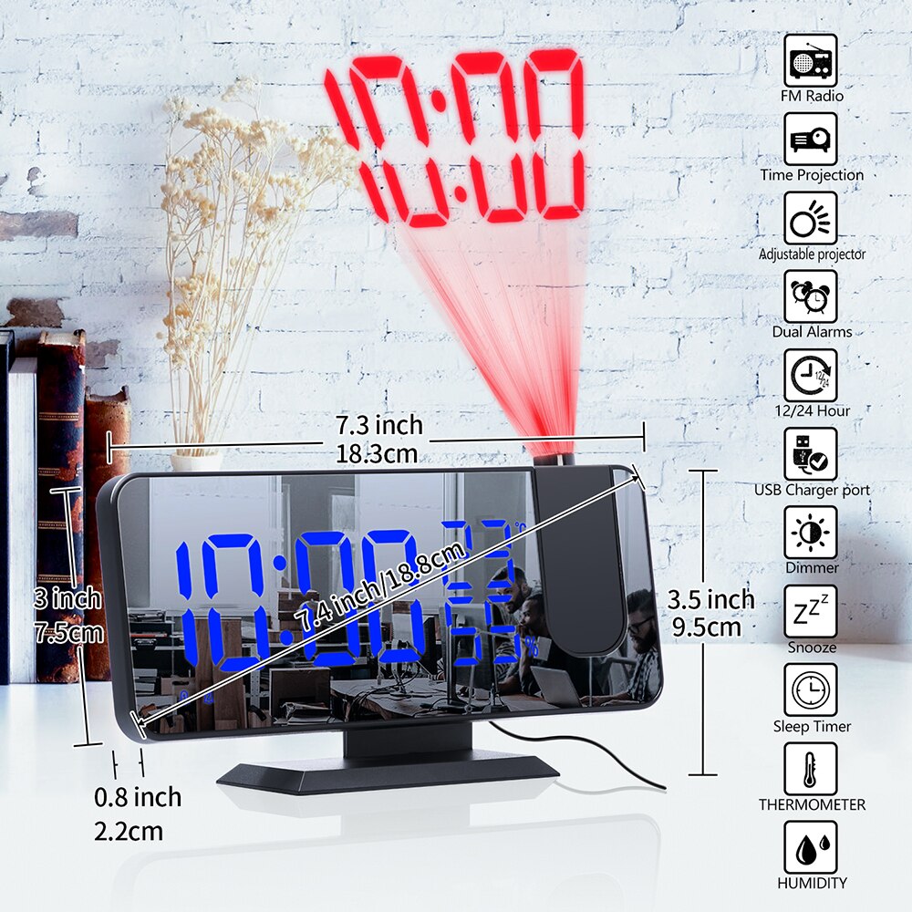 Multifunctional LED Digital Alarm Clock - Orchid Unique