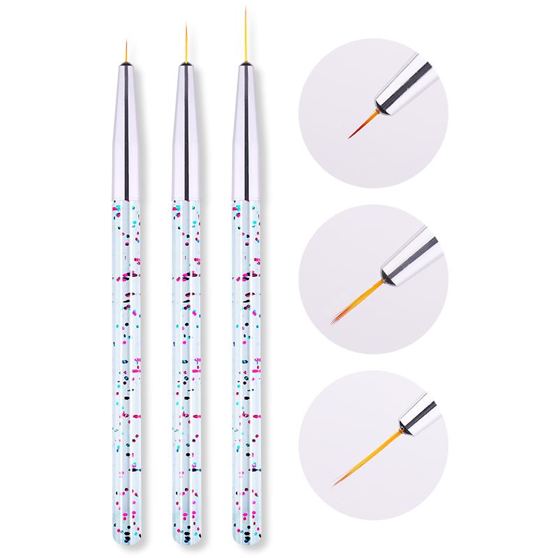 French Stripe Nail Art Liner Brush - Orchid Unique