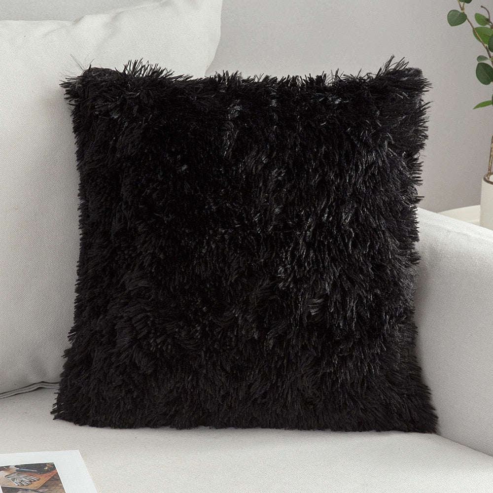 Soft Fluffy Cushion Cover - Orchid Unique