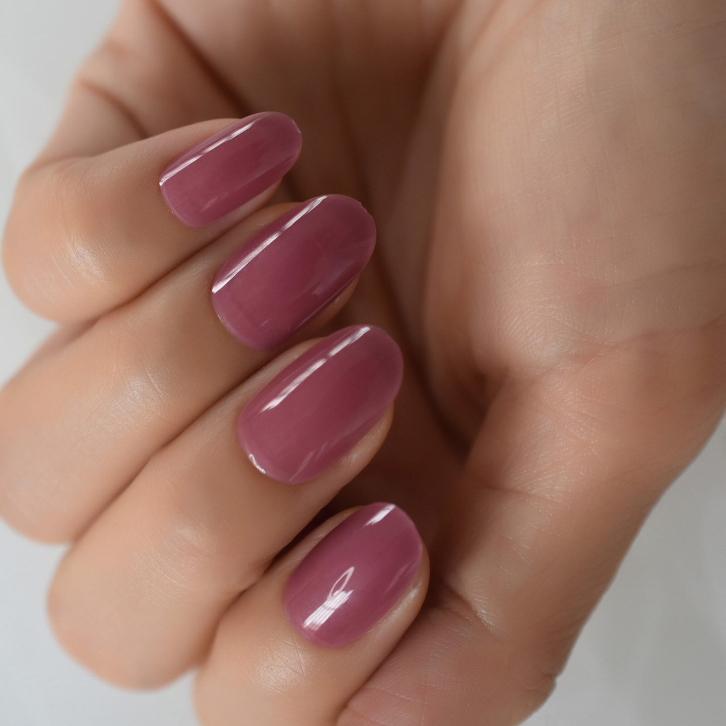 Round Fake Nail Tips - Orchid Unique