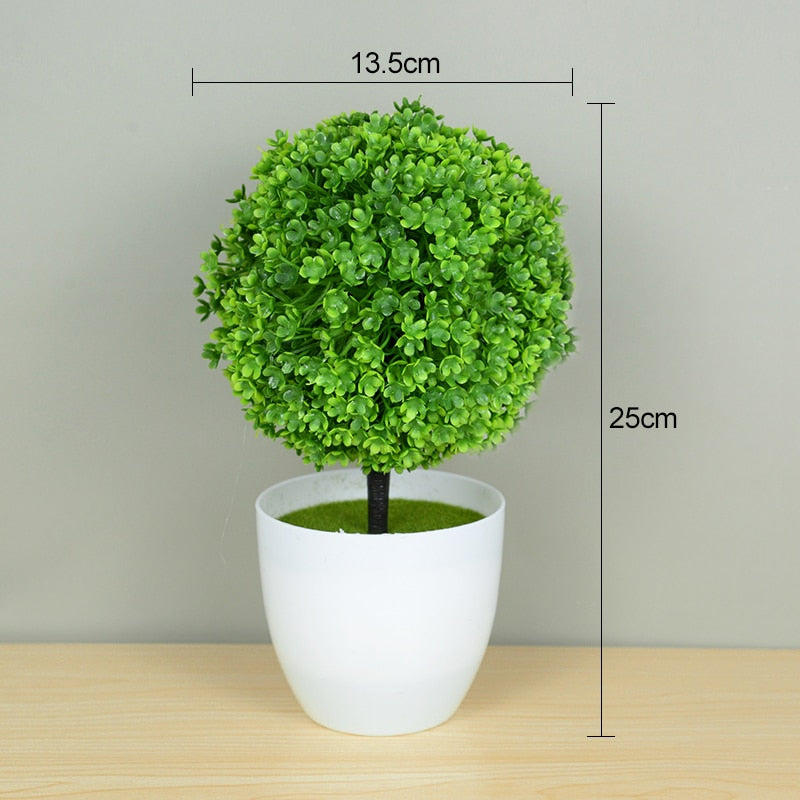 vase + Mall Tree Grass Plants Pot Ornament - Orchid Unique