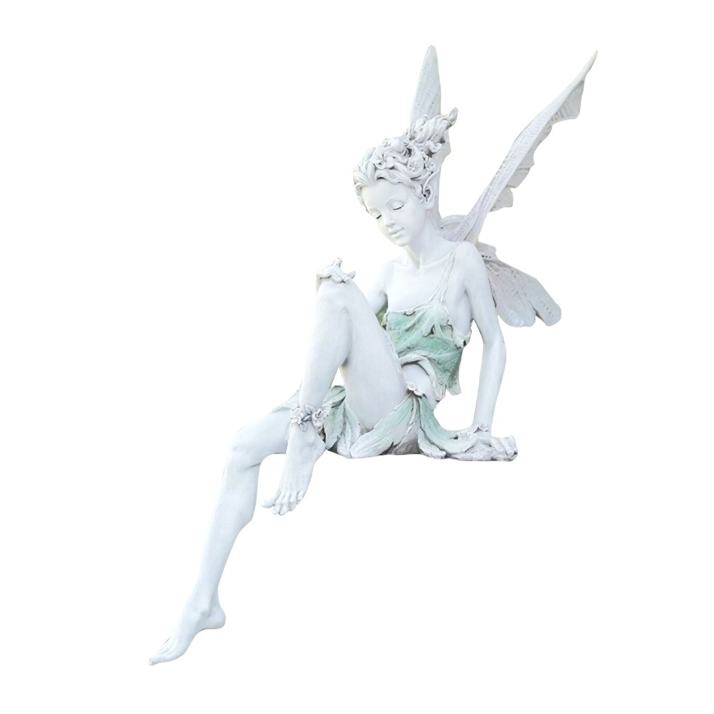 Sitting Fairy Statue - Orchid Unique