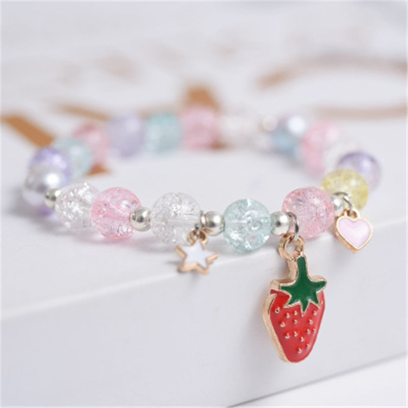 Cute beads Bracelet - Orchid Unique