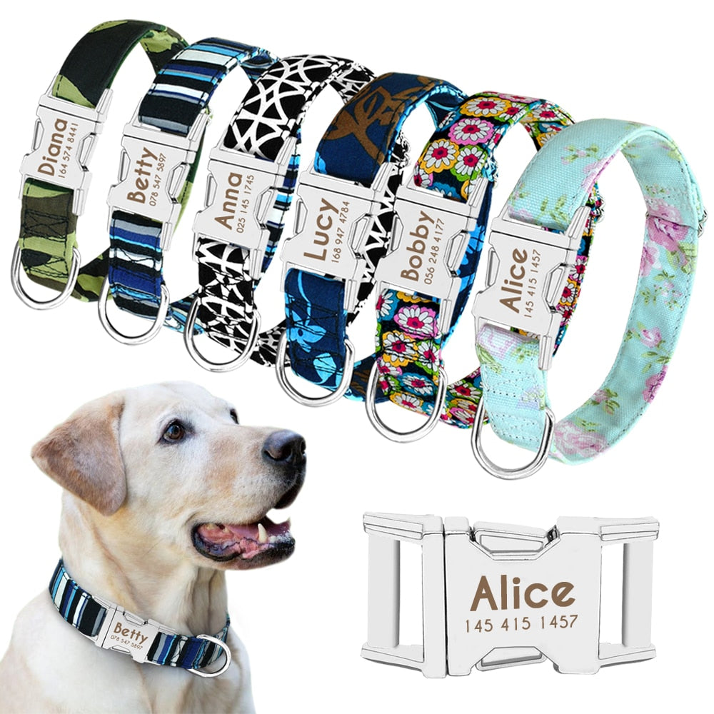 Personalized Dog Accessories Collar - Orchid Unique