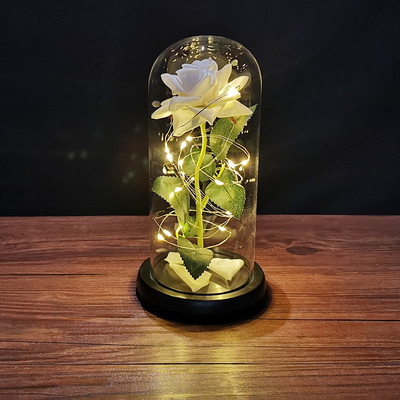 Rose LED Light Foil Flower - Orchid Unique