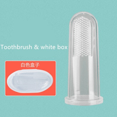 Soft Pet Finger Toothbrush - Orchid Unique