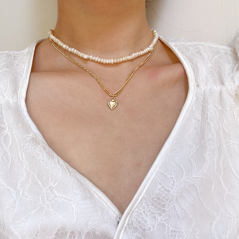 ZOVOLI Dainty Pearl Nicklace - Orchid Unique