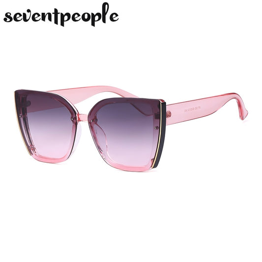 Oversized Cat Eye Sunglasses - Orchid Unique