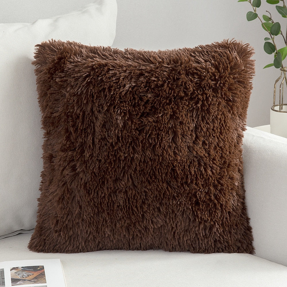 Soft Fluffy Cushion Cover - Orchid Unique