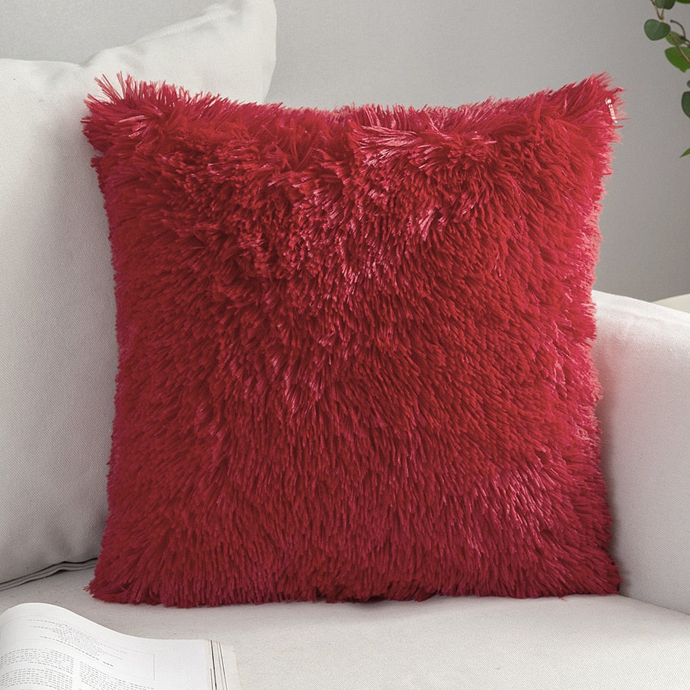 Soft Fluffy Cushion Cover - Orchid Unique