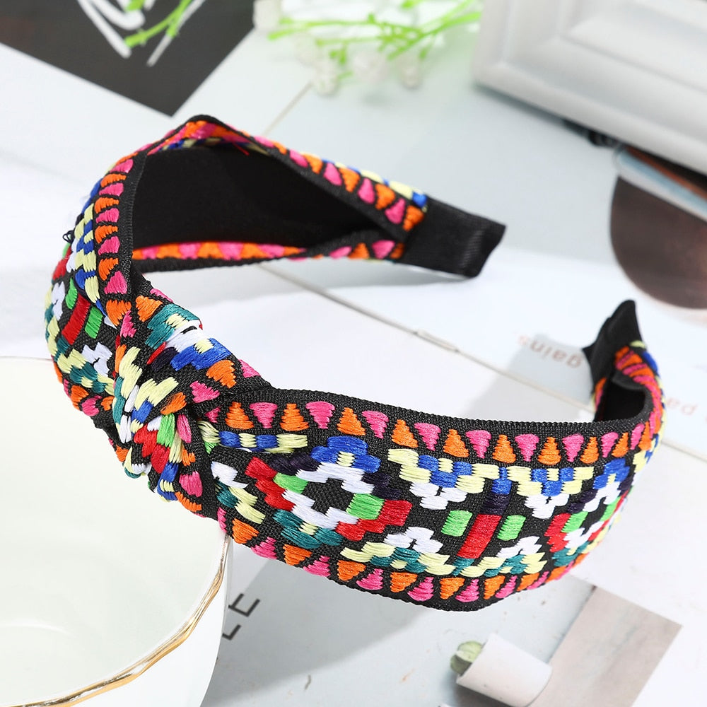 Ethnic Hairband - Orchid Unique