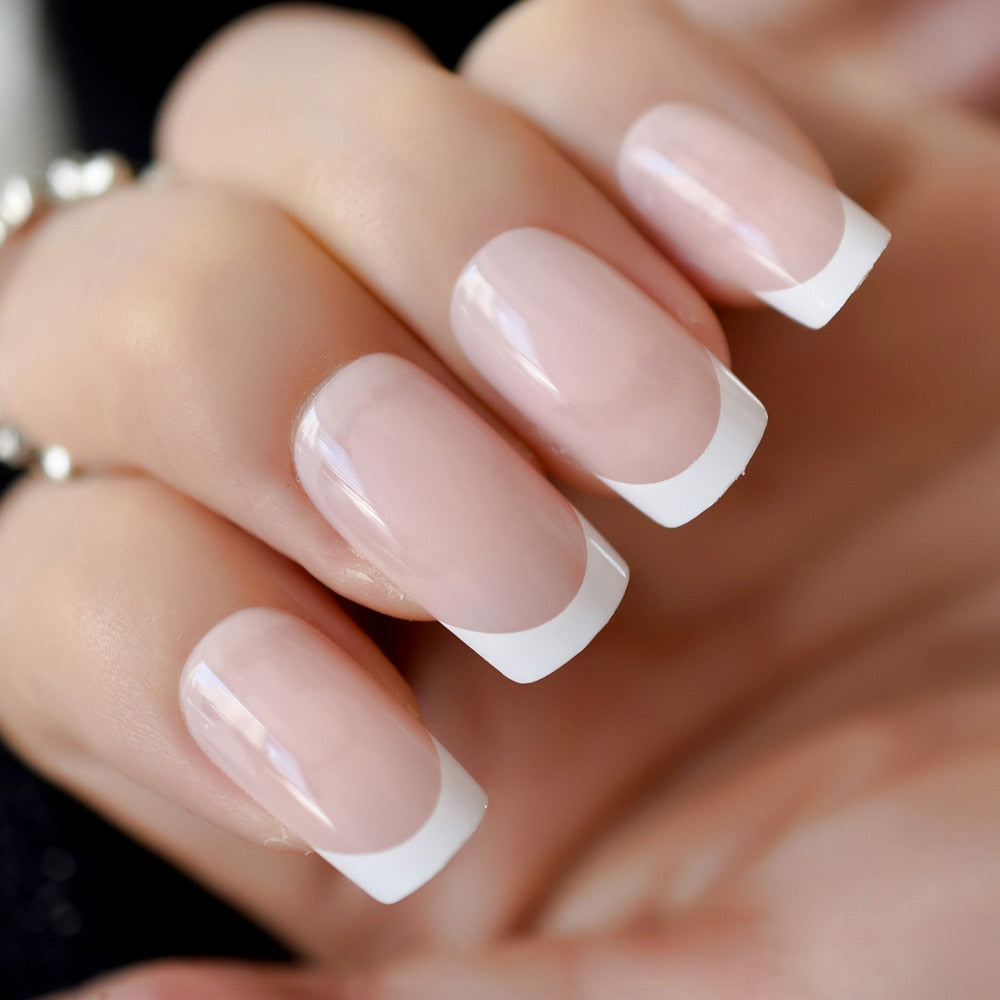 French Ballerina Coffin False Nails - Orchid Unique
