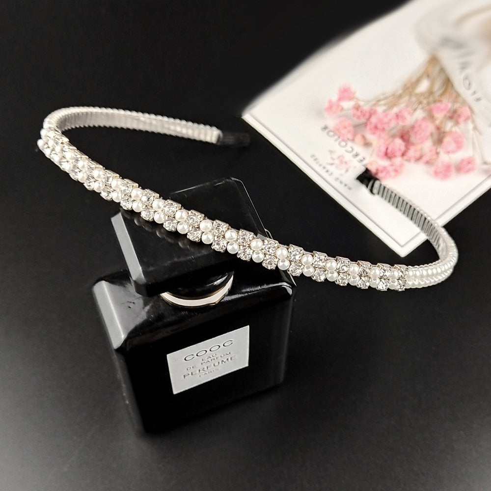 Luxury Big Pearl Hair hoop - Orchid Unique
