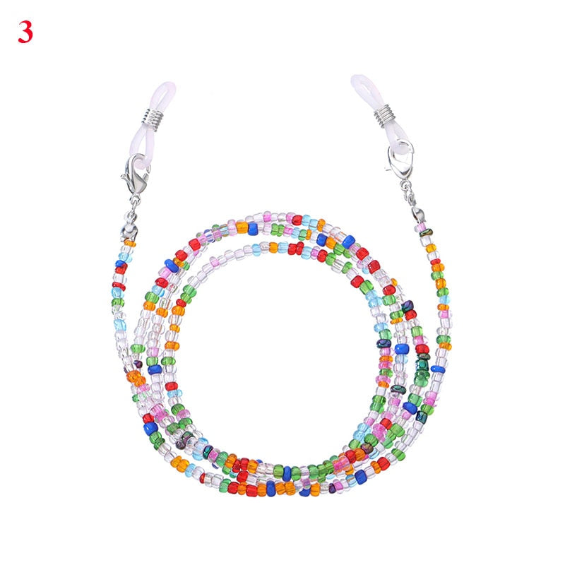 Bohemian Colored Glasses Chains - Orchid Unique