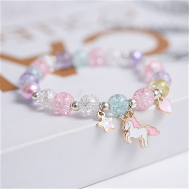 Cute beads Bracelet - Orchid Unique