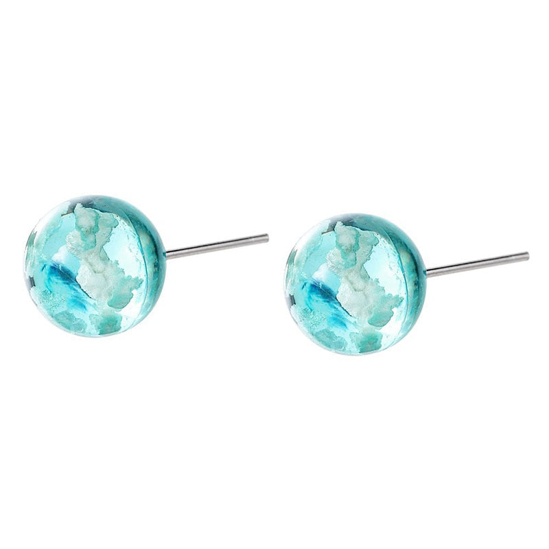 Chic Transparent Pendant Earrings - Orchid Unique