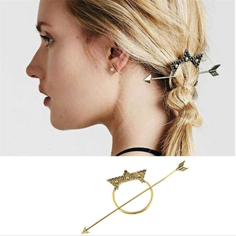 Vintage Hollow Out Red Tassel Hair Sticks for Women Fashion Jewelry Female Bridal Hair Accessories Boho Bun Golden Hair Pin - Orchid Unique