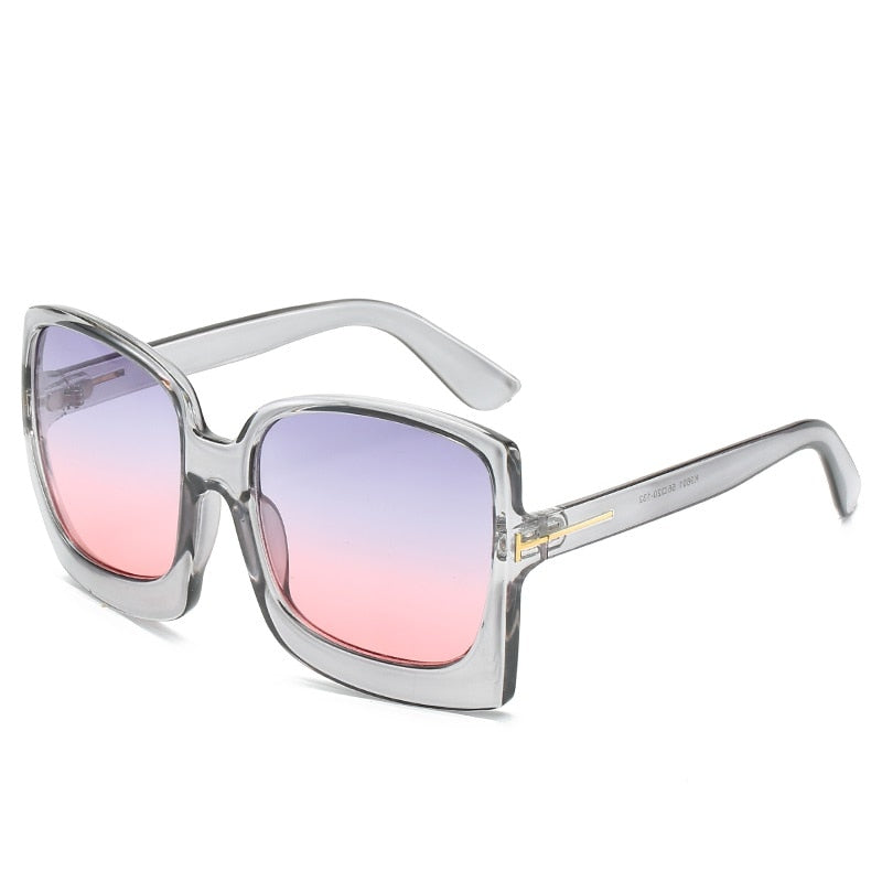 Big Frame Gradient Sunglasses - Orchid Unique