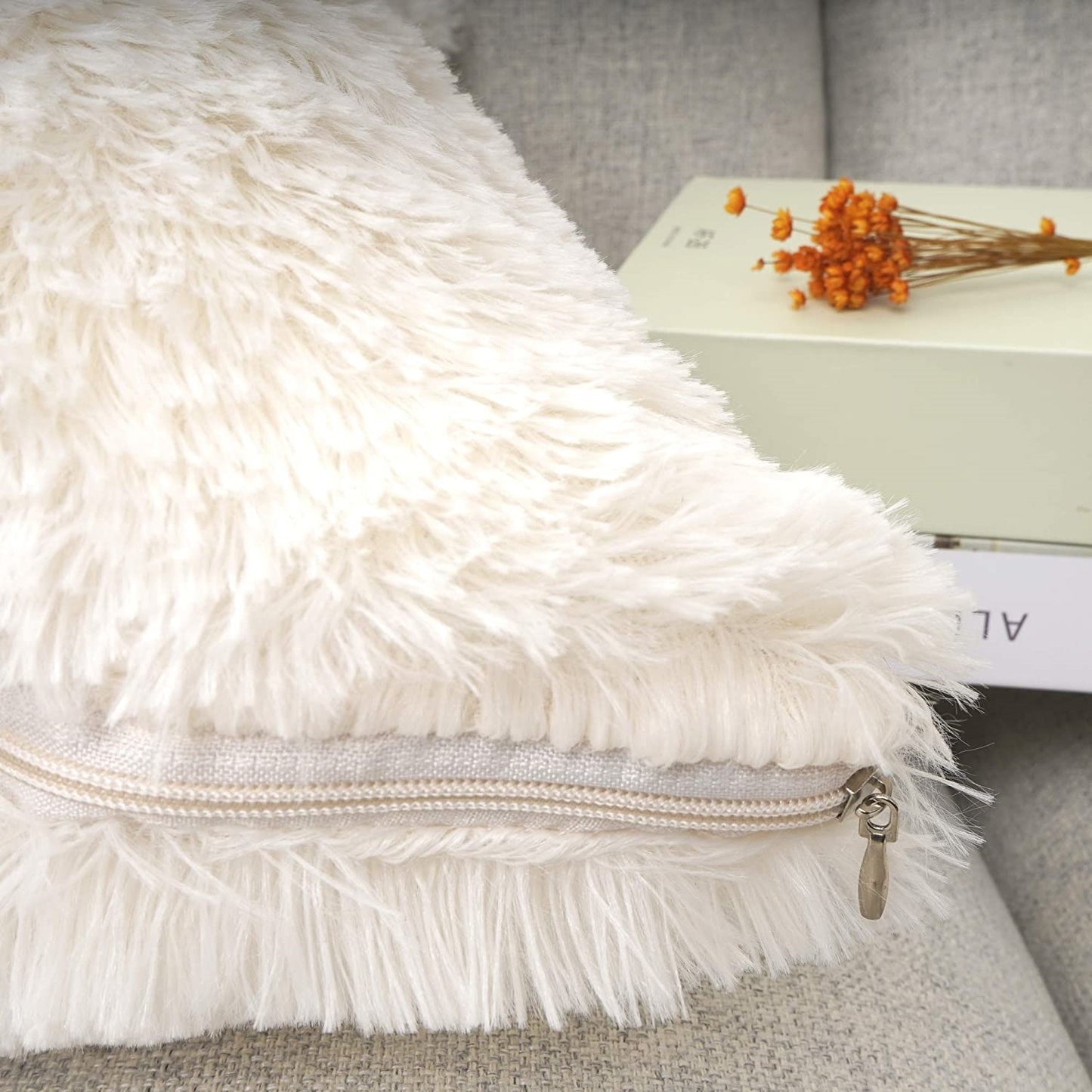 Soft Fluffy Cushion Cover - Orchid Unique