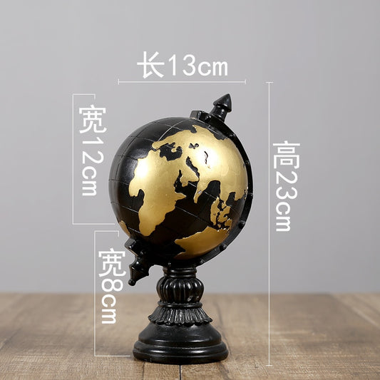 Porch Globe Desktop Clock for Decoration - Orchid Unique