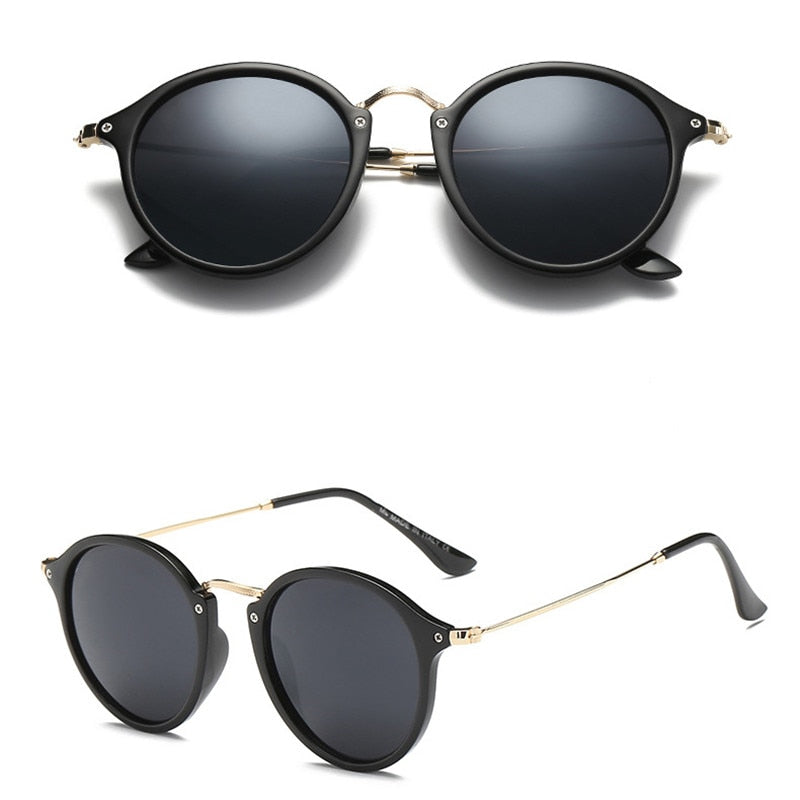 Fashion Round Sunglasses - Orchid Unique