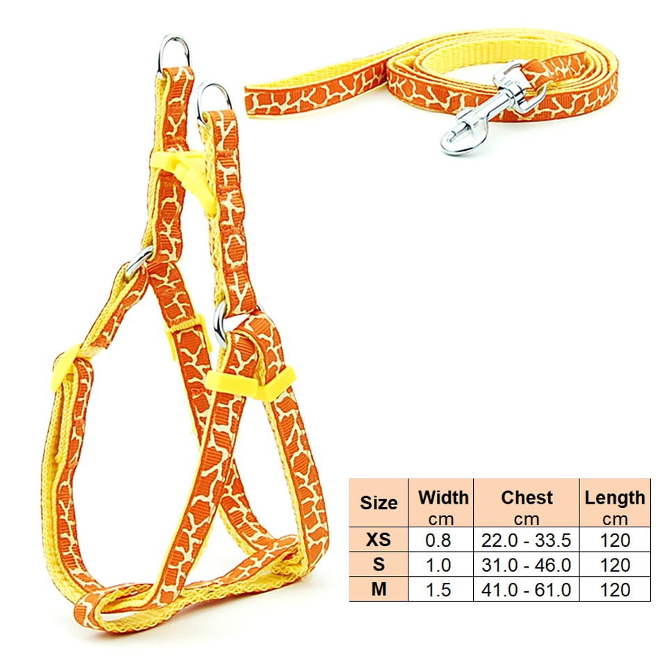 Adjustable small dog and cat harness - Orchid Unique