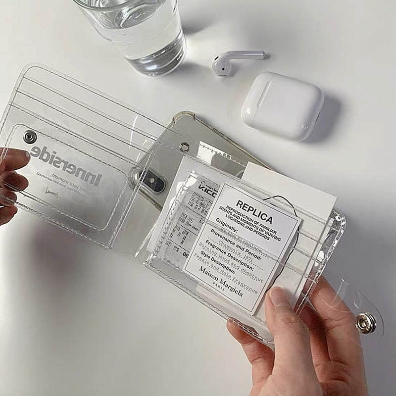 Transparent Waterproof Wallet - Orchid Unique