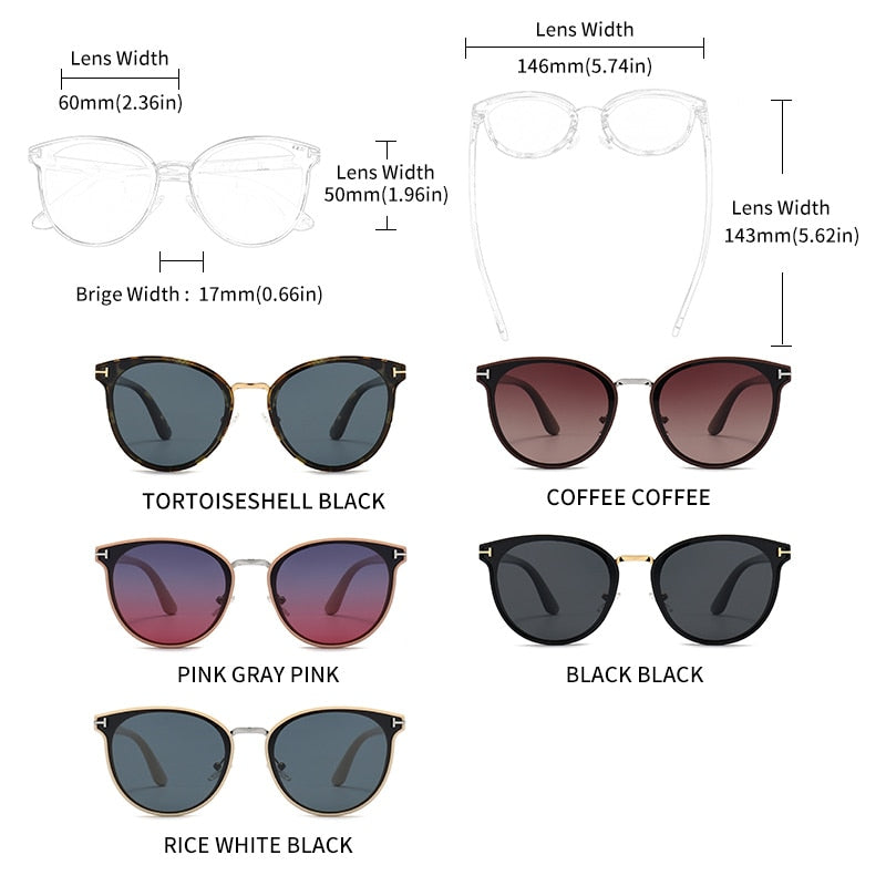 Polarized Cat Eye Sunglasses - Orchid Unique