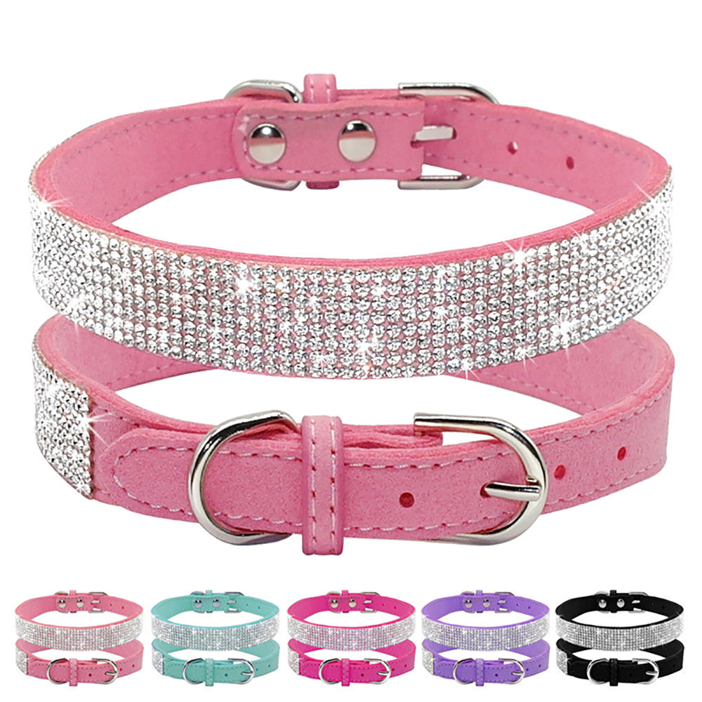 Crystal Glitter Rhinestone Pet Collar - Orchid Unique