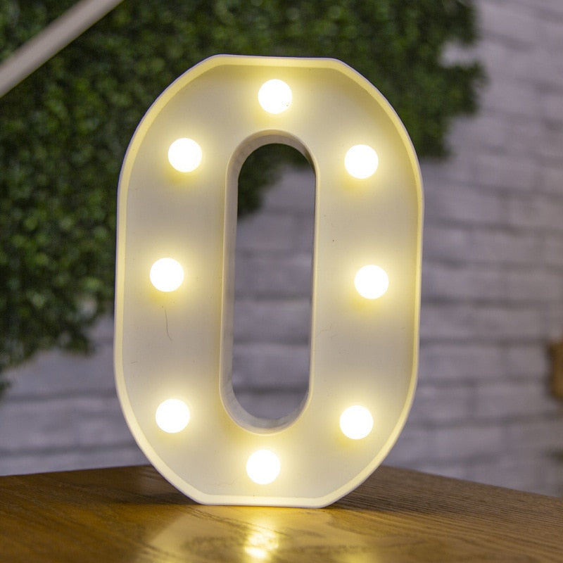 Luxury Alphabet Letter LED Lights - Orchid Unique