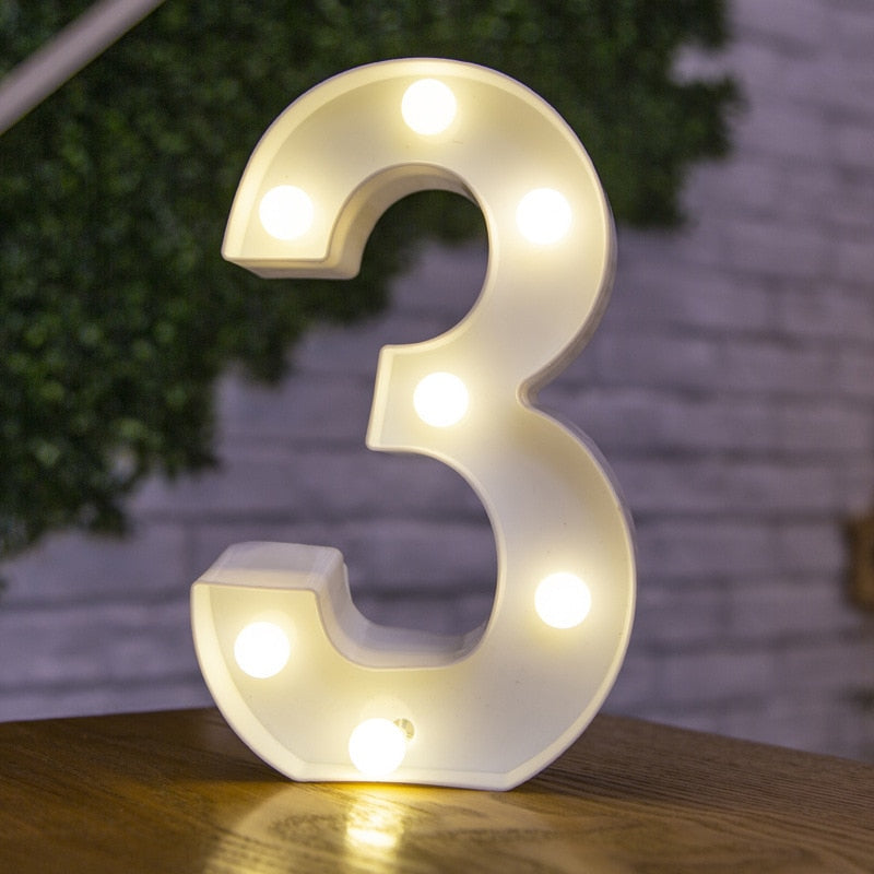 Luxury Alphabet Letter LED Lights - Orchid Unique
