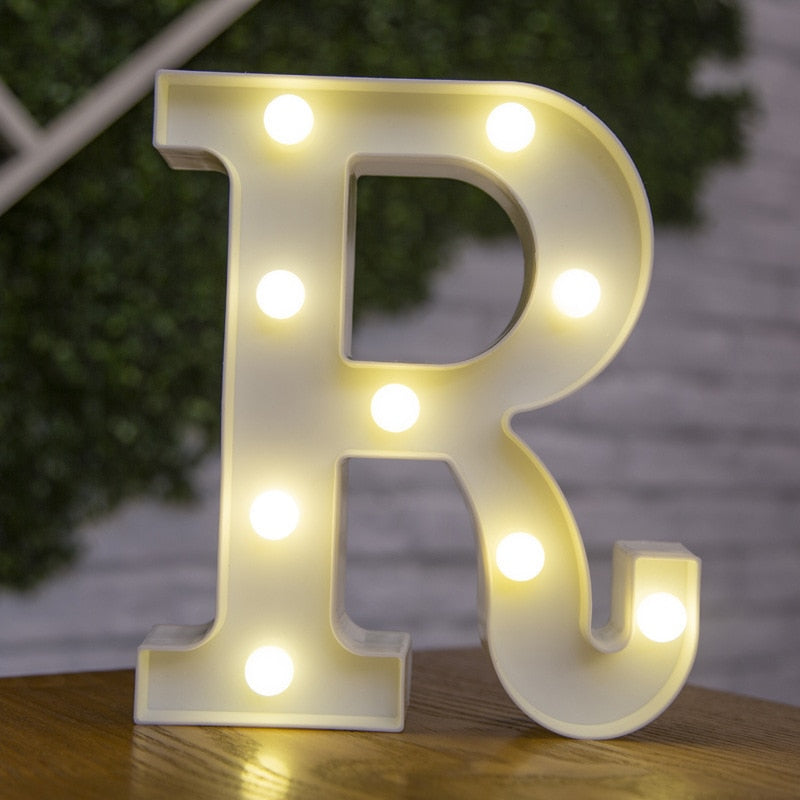 Luxury Alphabet Letter LED Lights - Orchid Unique