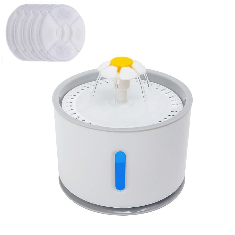 Automatic Pet Cat Water Fountain - Orchid Unique