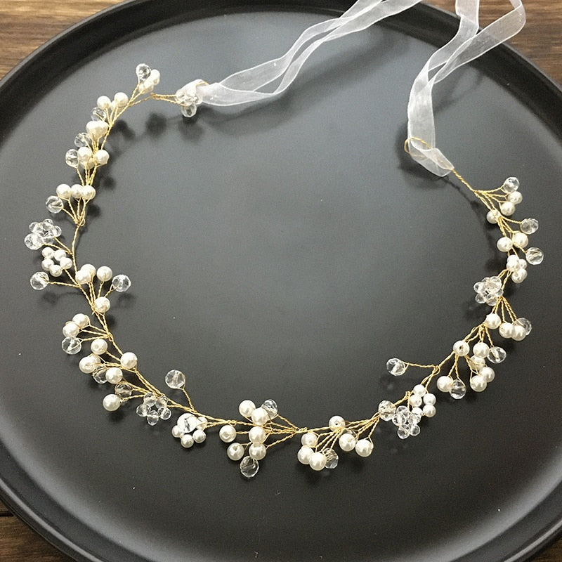 Pearl Crystal Wedding Hair Combs - Orchid Unique