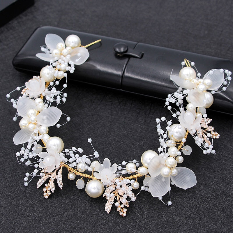 Gorgeous Flower Headbands Braided Hair - Orchid Unique