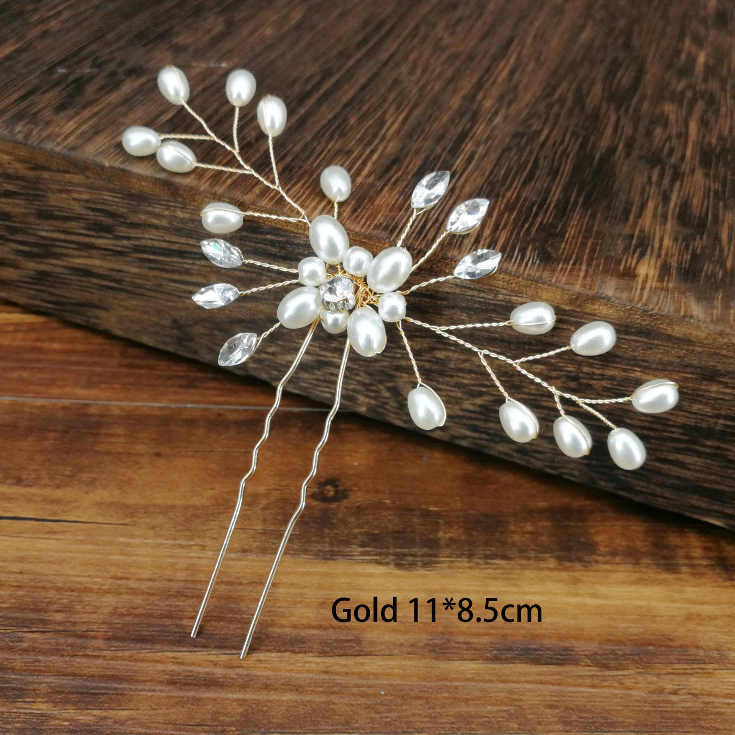 Women U-shaped Pin Metal Barrette Clip Hairpins Simulated Pearl Bridal Tiara Hair Accessories Wedding Hairstyle Design Tools - Orchid Unique