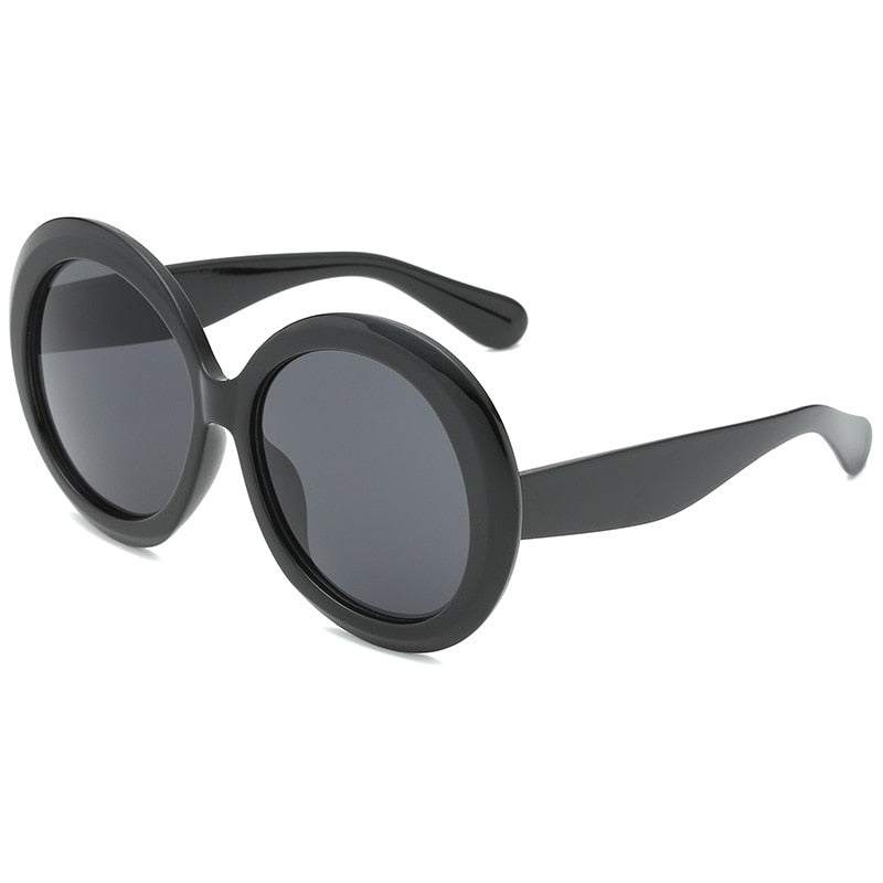 Round Oversized Sunglasses - Orchid Unique