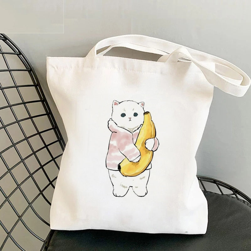 Cat Shark Shopping Bag - Orchid Unique